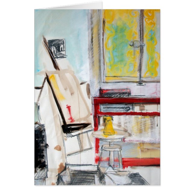 Student Art Studio Aix-en-Provence 1982-kaart (Voorkant)