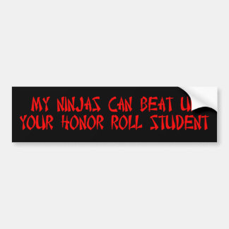 Student Bumpersticker