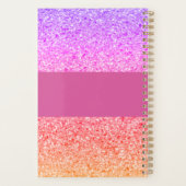 Student Caduceus Rainbow Glitter Nurling Planner (Achterkant)