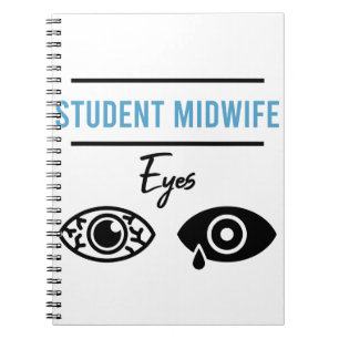 Student Costume Midwifery Funny Gift Notitieboek