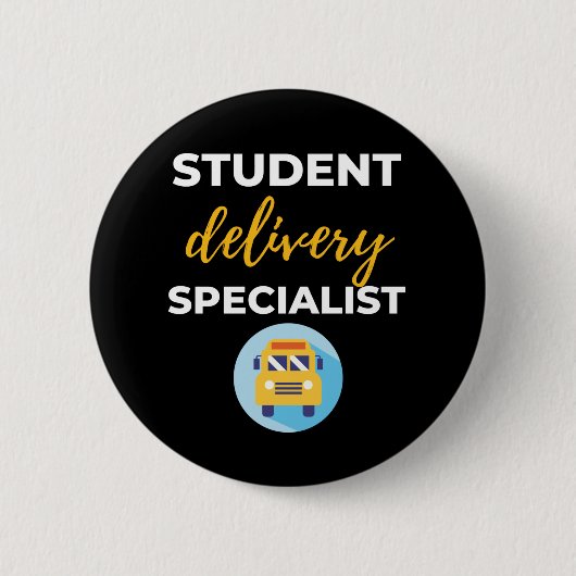 Student Delivery Specialist Ronde Button 5,7 Cm (Voorkant)