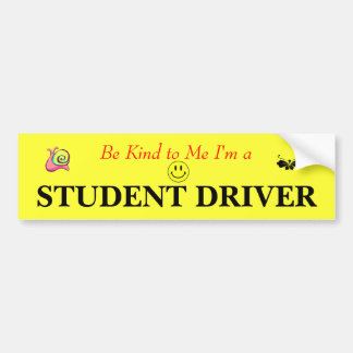 Student Driver Bumpersticker
