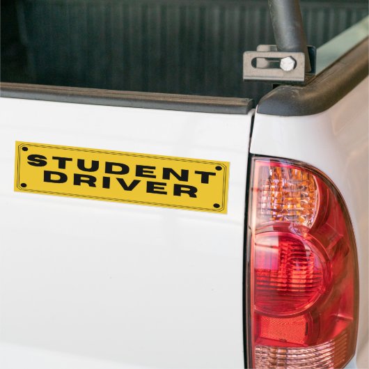 Student Driver Sticker (Op Truck)
