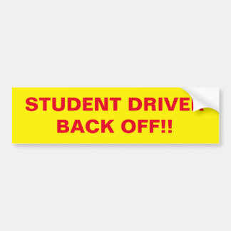 Student driver Yellow Caudron Sticker