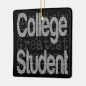 Student Extraordinaire College Keramisch Ornament (Links)