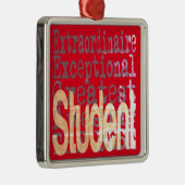 Student Extraordinaire Metalen Ornament (Rechts)