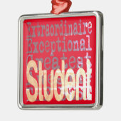 Student Extraordinaire Metalen Ornament (Links)