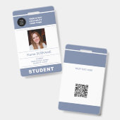 Student foto-ID school moderne universiteit Badge (Voor- en achterkant)
