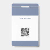 Student foto-ID school moderne universiteit Badge (Achterkant)