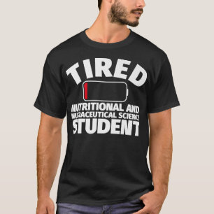 Student gebonden voedingswetenschappen en voedings t-shirt