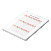 Student Grade Tracker Notitieblok (Gedraaid)