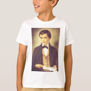 Student Heilige Dominicus Savio bij Johannes Bosco T-shirt