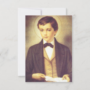 Student heilige Dominicus Savio van Johannes Bosco Bedankkaart