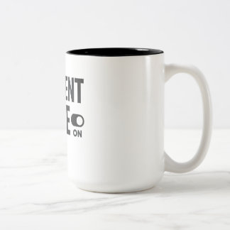 Student Mode On – Funny Study Motivation Tweekleurige Koffiemok