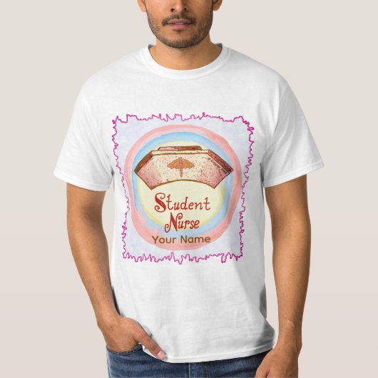 Student Nurse Cap T-shirt (Voorkant)