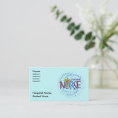 Student Nurse Motto Afsprakenkaartje (Staand voorkant)