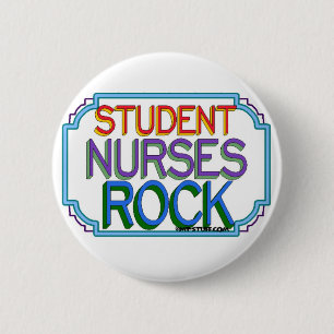 Student Nurses Rock Ronde Button 5,7 Cm
