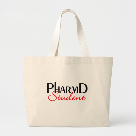 student PHARMD Grote Tote Bag (Voorkant)