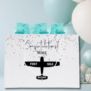 Student Pilot Eerste Solo Vliegtuig Luchtvaart Cus Groot Cadeauzakje
