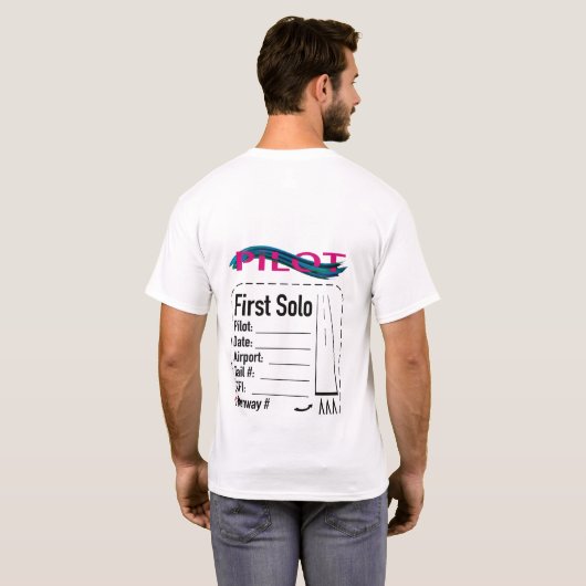 Student Pilot Solo Shirt (Achterkant volledig)