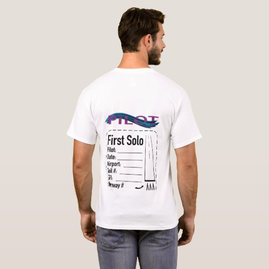 Student Pilot Solo Shirt (Achterkant volledig)