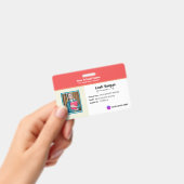 Student School Badge - Modern Identification card (Manuel / portable)