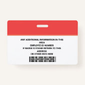 Student School Badge - Modern Identification card (Dos)