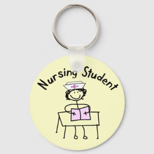 Student Stick Lady Gifts Sleutelhanger