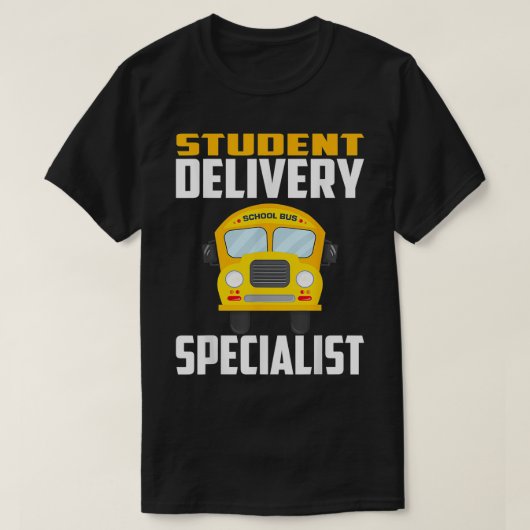 Student Student Delivery Specialist TShi voor scho T-shirt (Design voorkant)