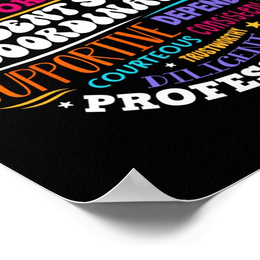 Student Support Coordinator Appreciation Day Back  Poster (Hoek)