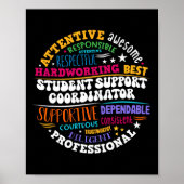 Student Support Coordinator Appreciation Day Back  Poster (Voorkant)
