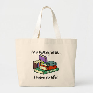 Student verpleegkunde grote tote bag