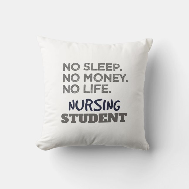 Student verpleegkunde kussen (Voorkant)