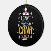 Student verpleegkunde op CRNA-school Keramisch Ornament (Links)
