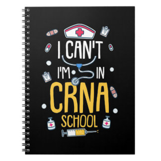 Student verpleegkunde op CRNA-school Notitieboek