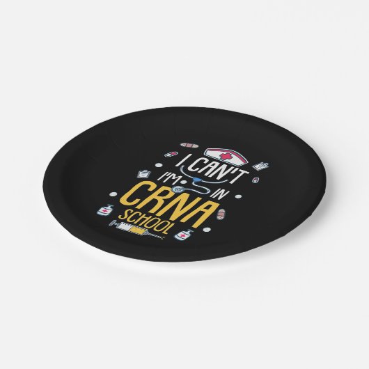 Student verpleegkunde op CRNA-school Papieren Bordje (Gekanteld)