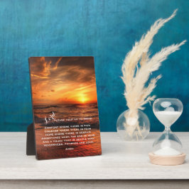 Student verpleegkunde/zuster Prayer Plaque Fotoplaat