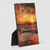 Student verpleegkunde/zuster Prayer Plaque Fotoplaat (Zijkant)