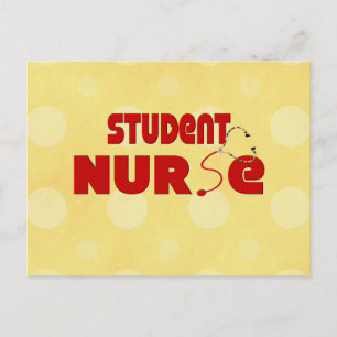 Student verpleegster briefkaart