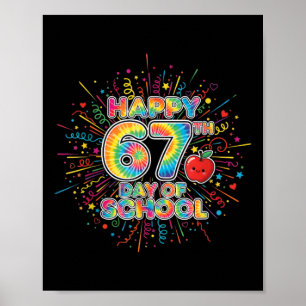 Student Zes Zeven Trending 67 Gelukkig 67e Dag Van Poster