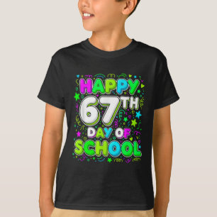 Student Zes Zeven Trending 67 Gelukkig 67ste Dag V T-shirt