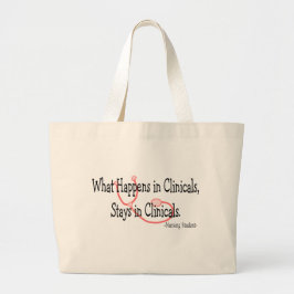 Student Zurse giften Grote Tote Bag