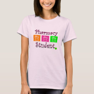 studente apotheker t-shirt, pestle en mortar t-shirt