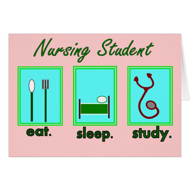 studente verpleging slaapstudie (Voorkant Horizontaal)