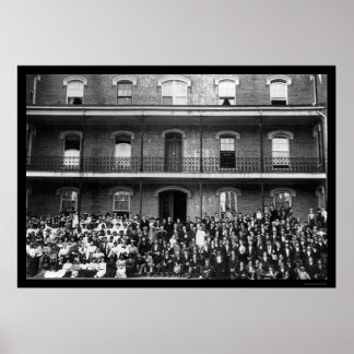 Studenten aan Berea College in Berea, KY 1899 Poster