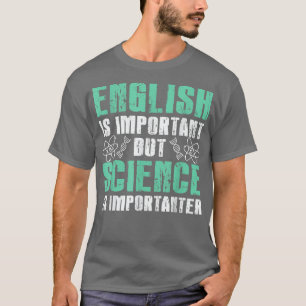 Studenten Engels is belangrijk, maar wetenschap is T-shirt