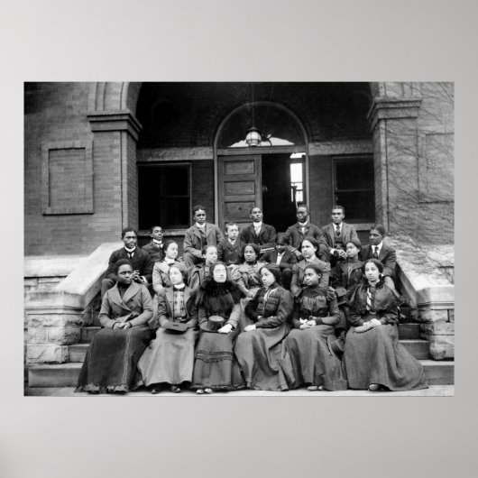 Studenten Fisk University: 1899 Poster (Voorkant)