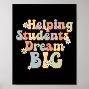 Studenten helpen dromen op grote scholen in week B Poster
