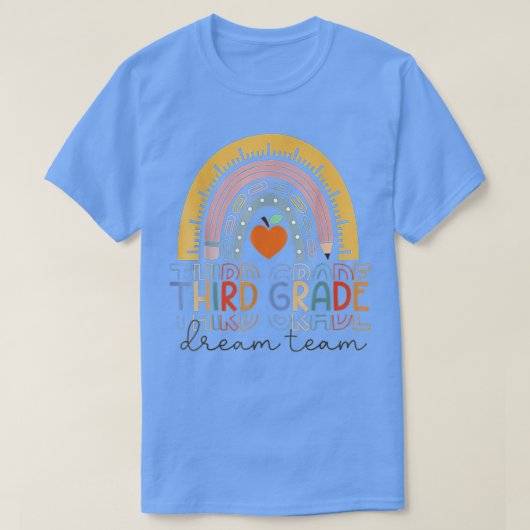 Studenten van het team van de Derde Grade Studente T-shirt (Design voorkant)
