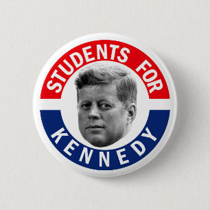 Studenten voor Kennedy Ronde Button 5,7 Cm